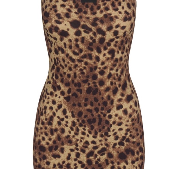 Skims x Dolce & Gabbana leopards tank dress S - Picture 2 of 2
